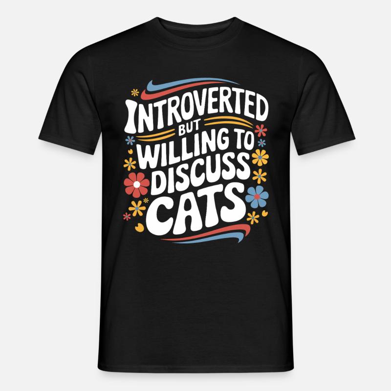 Introvertierter asozialer introvertierter - Männer T-Shirt - Schwarz