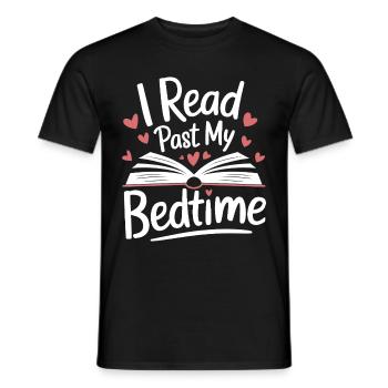 Bücher Buch lesen Bücherei Bibliothek Bücherwurm - Männer T-Shirt - Schwarz - Vorne - AI Model Male 178 light (178cm)