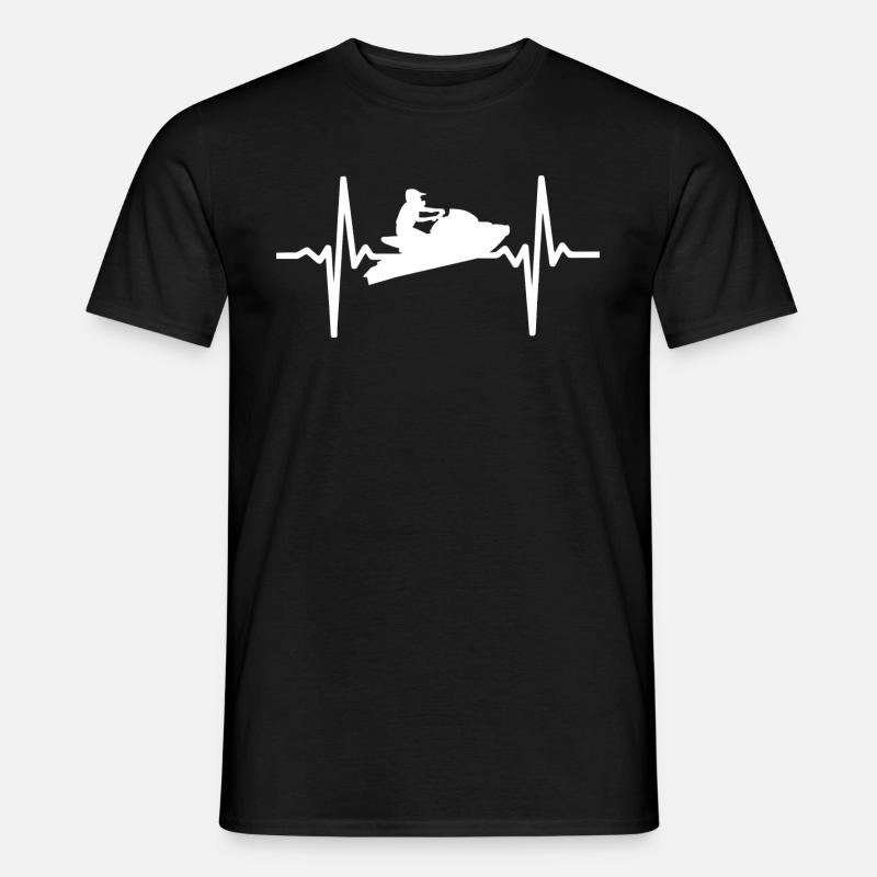 Jetski - Männer T-Shirt - Schwarz