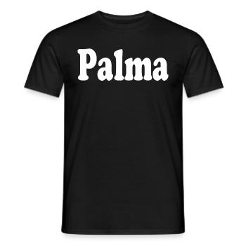 PALMA - Men's T-Shirt - black - Front - AI Model Male 178 light (178cm)