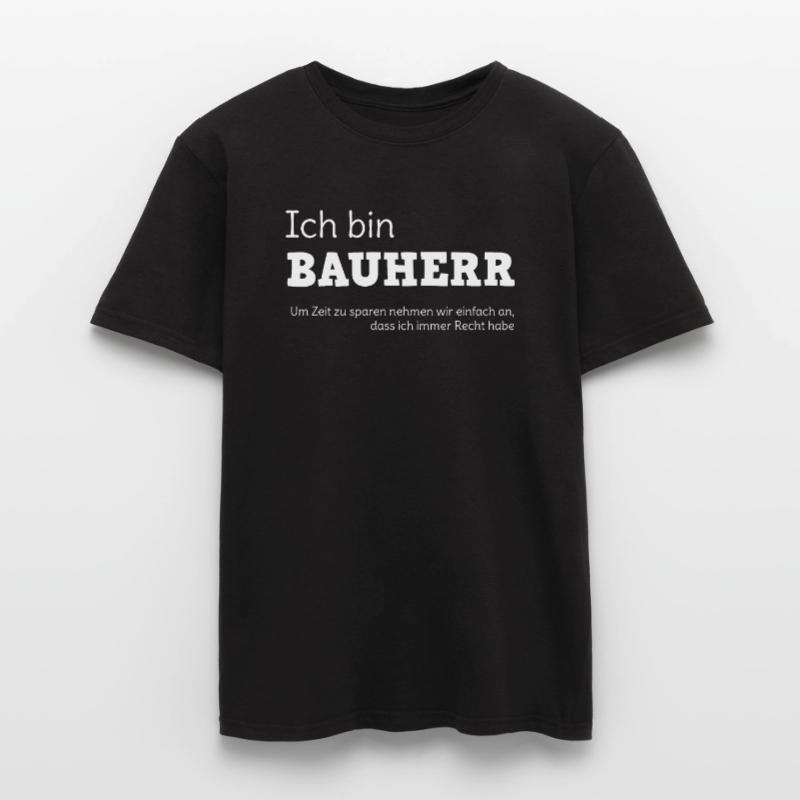 Constructeur de maison de construction T-shirt homme