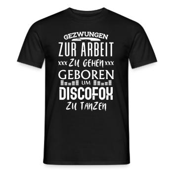 Discofox tanzen / Geschenk Tanzschule - Männer T-Shirt - Schwarz - Vorne - AI Model Male 178 light (178cm)