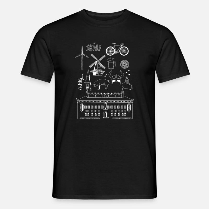 Denmark - Men’s T-shirt - black