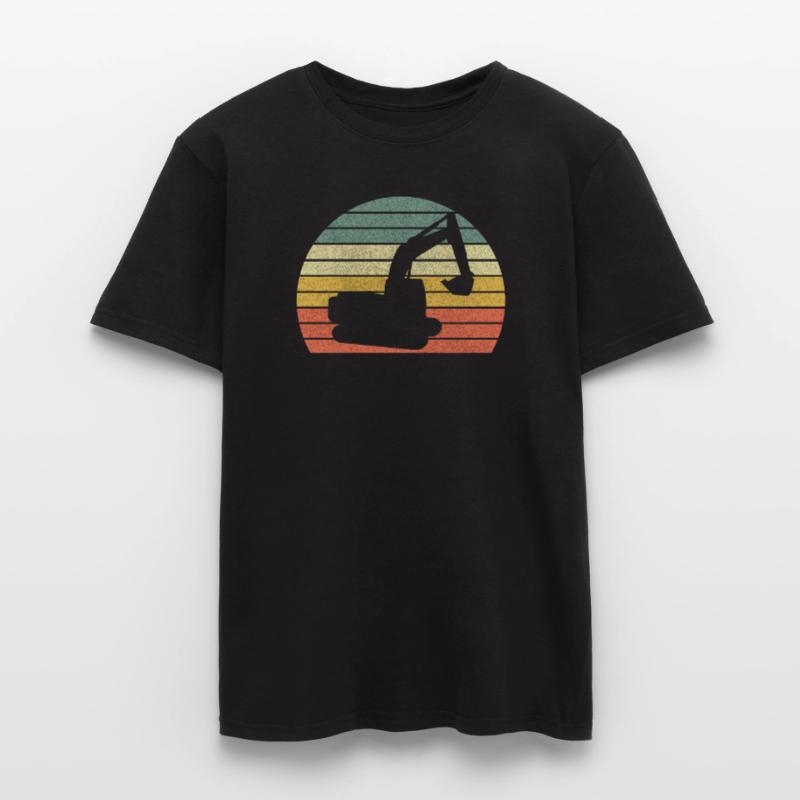 Excavator driver excavators dredging excavators Men's T-Shirt