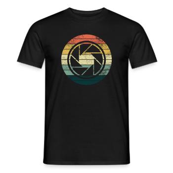 Photographer Camera Photography Photography Gift - Men's T-Shirt - black - Front - AI Model Male 178 light (178cm)