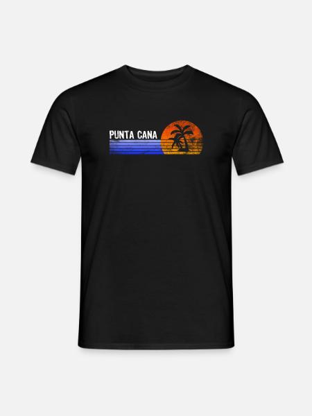 Punta Cana - Männer T-Shirt - Schwarz