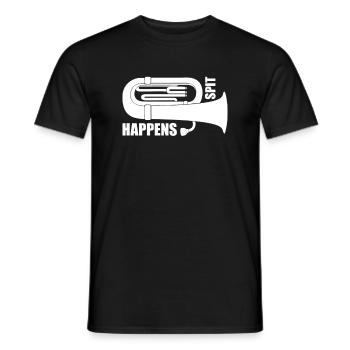 Tuba Tuba Joueur Brass Musicien Tuba Dicton - T-shirt homme - noir - Devant - AI Model Male 178 light (178cm)