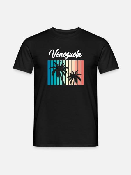 Venezuela - T-shirt homme - noir
