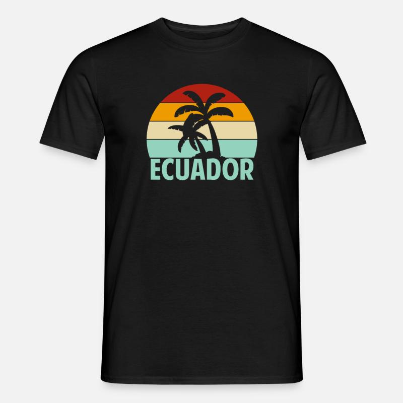 Ecuador - Männer T-Shirt - Schwarz