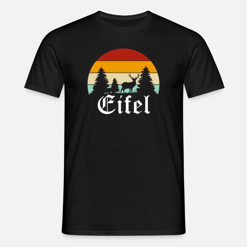 Eifel - Männer T-Shirt - Schwarz