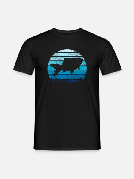 Fish Aquarium - Men's T-Shirt - black