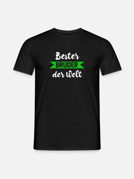 Bester Bruder der Welt - Männer T-Shirt - Schwarz