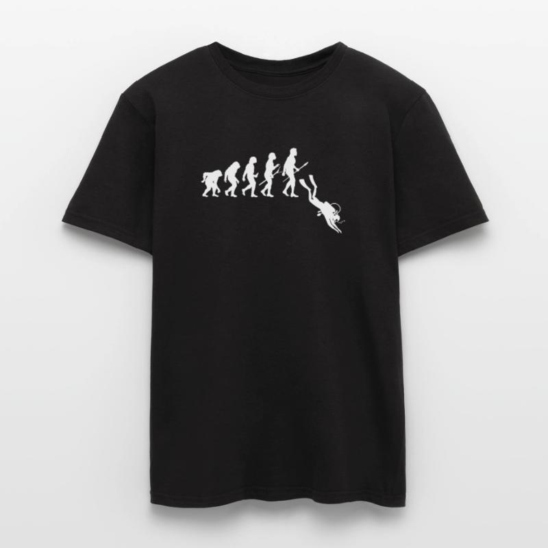 Diving Evolution Divers Funny Gift Men’s T-shirt