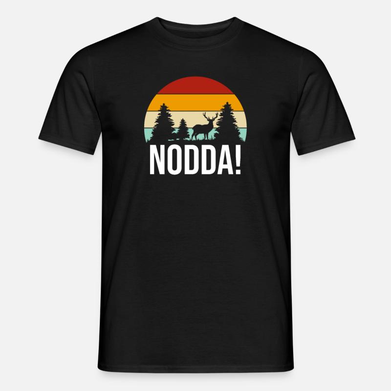 Nodda! Siegerland Siegen Wittgenstein Geschenk - Männer T-Shirt - Schwarz