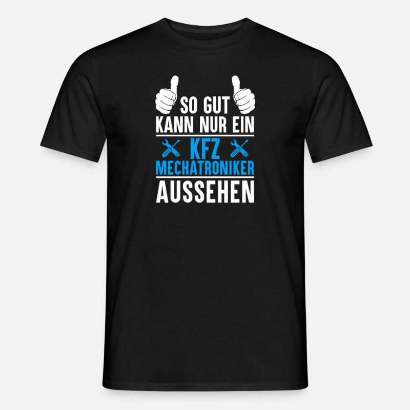 KFZ Mechatroniker - Männer T-Shirt - Schwarz