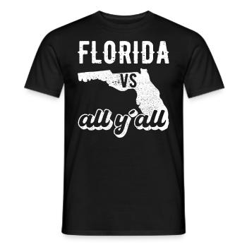 Floride tout y tous cadeaux - T-shirt homme - noir - Devant - AI Model Male 178 light (178cm)