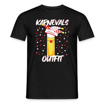 Karneval Kölsch Köln Kölle Jeck Rosenmontag lustig - Männer T-Shirt - Schwarz - Vorne - AI Model Male 178 light (178cm)