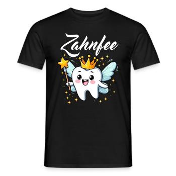 Tooth Fairy Tooth Dental Assistant Dentist Funny - Men's T-Shirt - black - Front - AI Model Male 178 light (178cm)