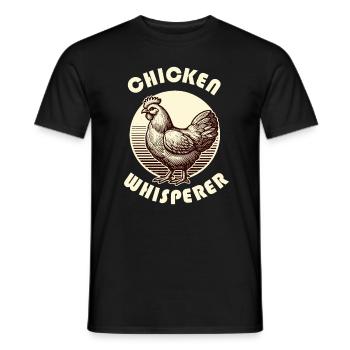 Chicken Chickens Chickens Whisperer Chicken Coop Farm - Men's T-Shirt - black - Front - AI Model Male 178 light (178cm)