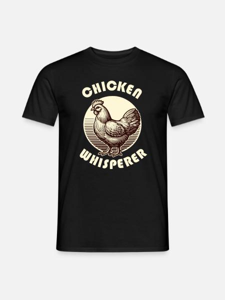 Huhn Hühner Hühner Flüsterer Hühnerstall Bauernhof - Männer T-Shirt - Schwarz