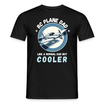 Men's Model Airplane Model Making Father's Day Flying - Men's T-Shirt - black - Front - AI Model Male 178 light (178cm)