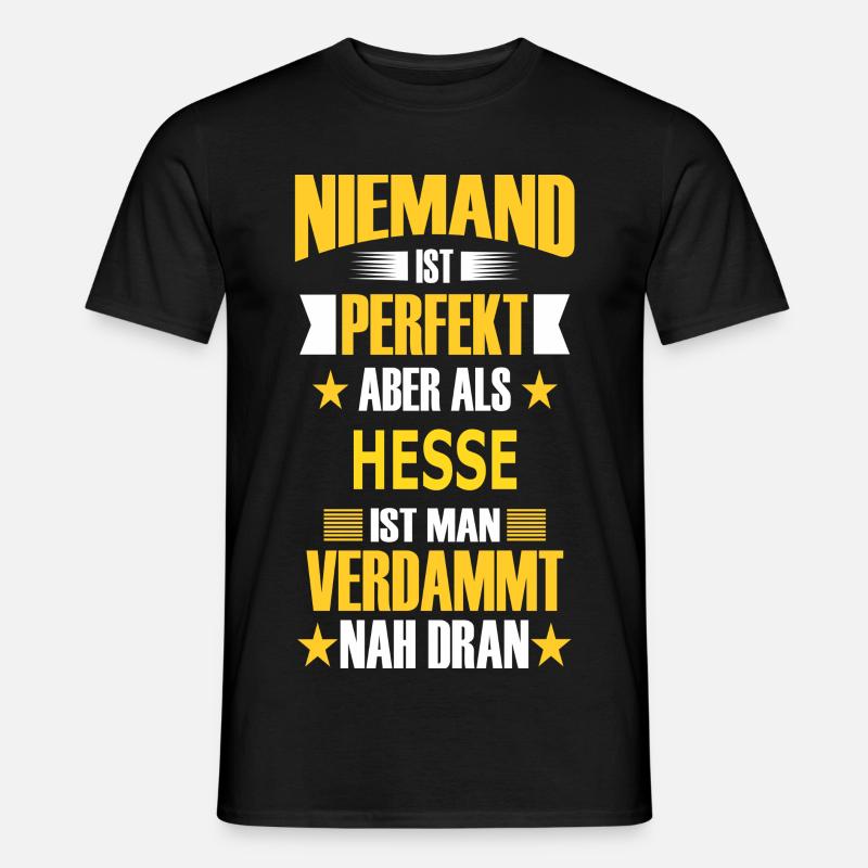 HESSE - Männer T-Shirt - Schwarz