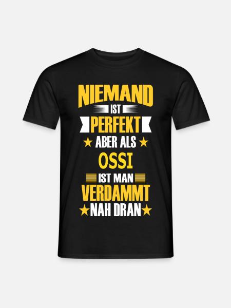 OSSI - Männer T-Shirt - Schwarz