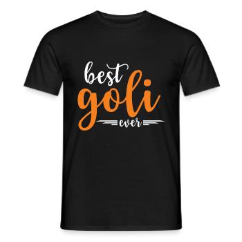 Best Goli Ever - Firmgoli Taufgoli Geschenkidee - Männer T-Shirt - Schwarz - Vorne - AI Model Male 178 light (178cm)