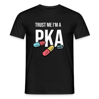 PKA Geschenk Pharmazeut Pharmazie Apotheken - Männer T-Shirt - Schwarz - Vorne - AI Model Male 178 light (178cm)
