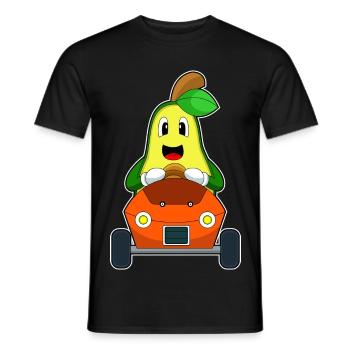 Avocado Car - Men's T-Shirt - black - Front - AI Model Male 178 light (178cm)