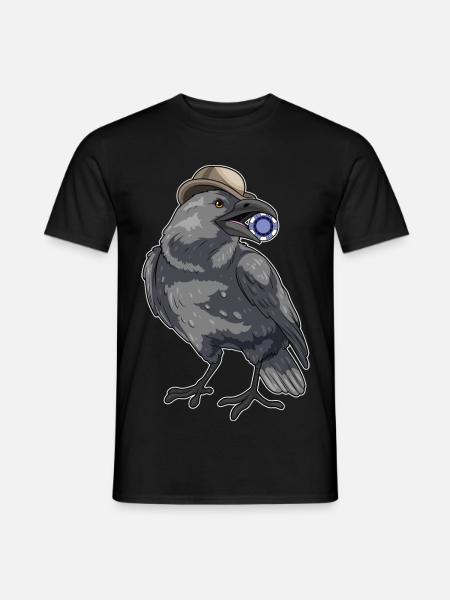 Crow Poker Poker Chips - Men's T-Shirt - black