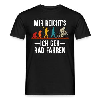 Vélo Dicton VTT Vélo de route Cycliste - T-shirt homme - noir - Devant - AI Model Male 178 light (178cm)