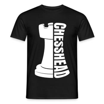 Échec et mat Chess King Illustration - T-shirt homme - noir - Devant - AI Model Male 178 light (178cm)