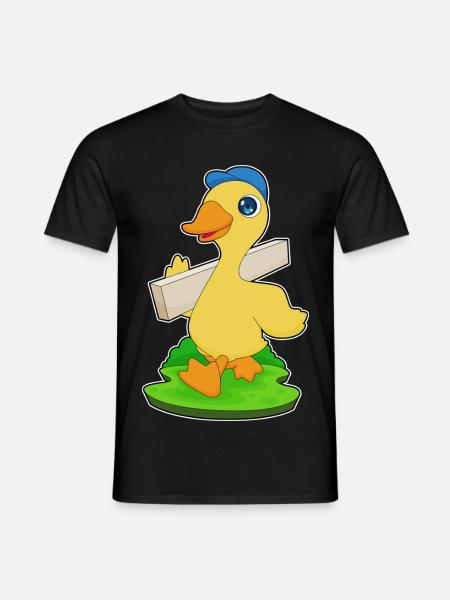 Duck Carpenter Wood Crafts - Men's T-Shirt - black
