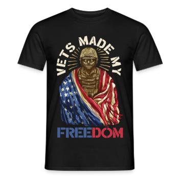 Veterans Day Für Republikaner - Männer T-Shirt - Schwarz - Vorne - AI Model Male 178 light (178cm)