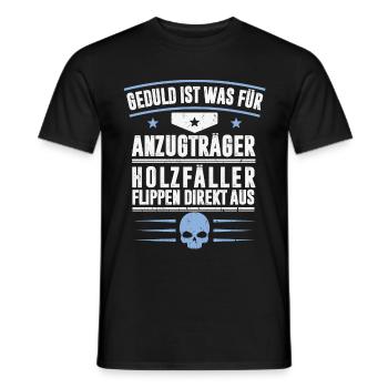 BUCHERONS - T-shirt homme - noir - Devant - AI Model Male 178 light (178cm)