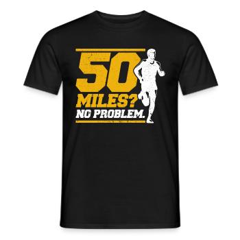 Ultramarathon Trail Running Ultramarathon Runner Ges - T-shirt homme - noir - Devant - AI Model Male 178 light (178cm)