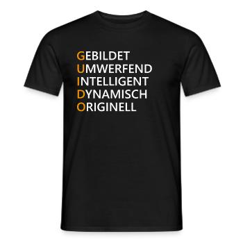 Guido Name Geschenk - Männer T-Shirt - Schwarz - Vorne - AI Model Male 178 light (178cm)