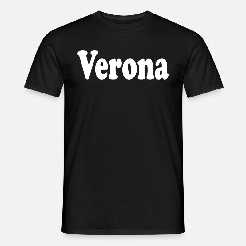 verona - Männer T-Shirt - Schwarz