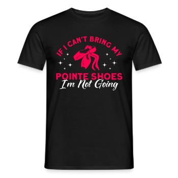 Ballet Dance Ballet Dance Ballerina Gift - Men's T-Shirt - black - Front - AI Model Male 178 light (178cm)