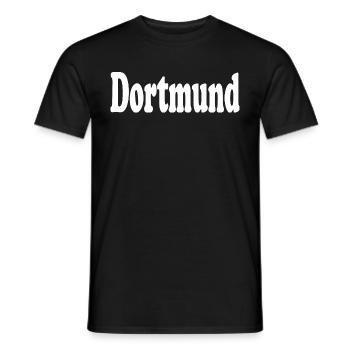 Dortmund - Men's T-Shirt - black - Front - AI Model Male 178 light (178cm)