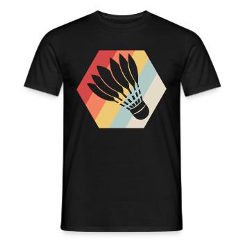 Joueur de badminton drôle volant équipe de badminton - T-shirt homme - noir - Devant - AI Model Male 178 light (178cm)