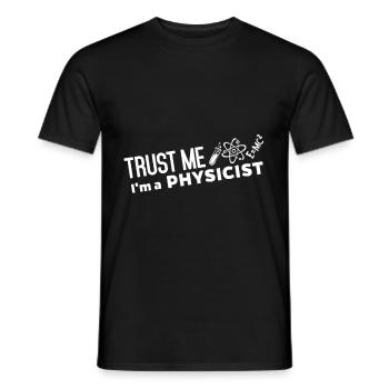 Science Chimie Physique Biologie Recherche - T-shirt homme - noir - Devant - AI Model Male 178 light (178cm)