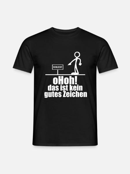 Funny saying Bad sign Gift - Men's T-Shirt - black
