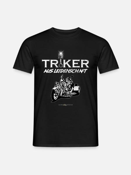 TRIKE KÖNIGE / TRIKER AUS LEIDENSCHAFT - Männer T-Shirt - Schwarz