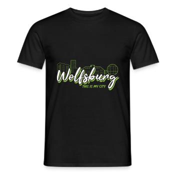 Wolfsburg - My City - - Home - Men's T-Shirt - black - Front - AI Model Male 178 light (178cm)
