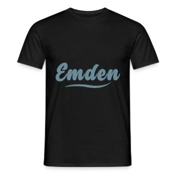Emden - Ma ville - - Accueil - T-shirt homme - noir - Devant - AI Model Male 178 light (178cm)