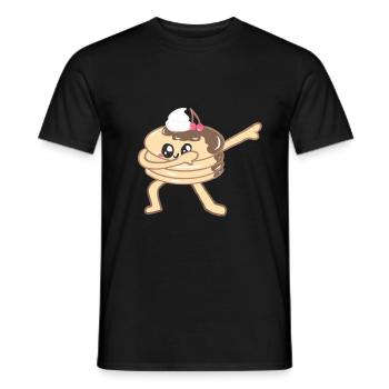 Tanzen Steppen Abrocken Beaten Dancen Pancake - Männer T-Shirt - Schwarz - Vorne - AI Model Male 178 light (178cm)