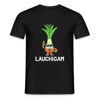 Lauch Junggesellenabschied JGA Trauung Hochzeit - Männer T-Shirt - Schwarz - Vorne - AI Model Male 178 light (178cm)