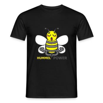 HUMMEL - Männer T-Shirt - Schwarz - Vorne - AI Model Male 178 light (178cm)
